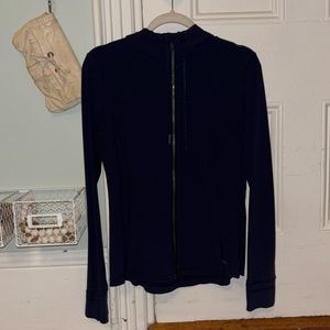 limited edition lululemon, define hooded jacket nulu, navy